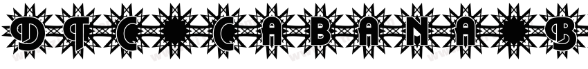 DTC Cabana Baby字体转换